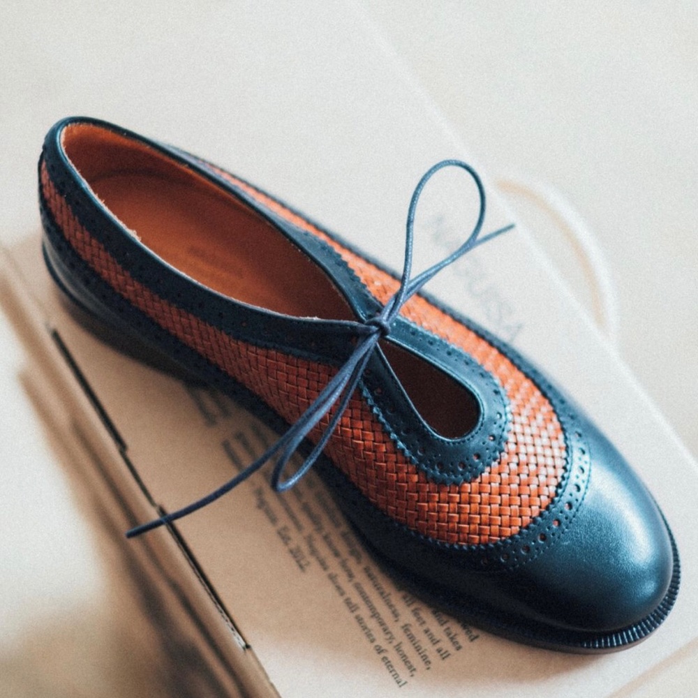NAGUISA GER OXFORD🤎BLACK/BROWN